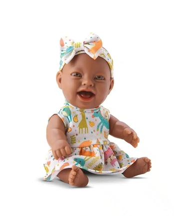 742 BONECA BAMBOLINHA NEGRA 23CM