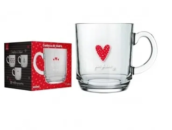 5909413 CANECA ASPEN LOVE 300 ML - UMA XICARA DE CAFE LUVA