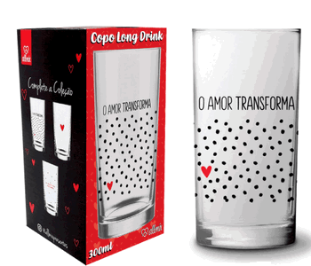 20602013 COPO MANCHESTER LOVE 300 ML - O AMOR TRANSFORMA