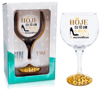 8743 TACA GIN HOJE EU TO UM NOJO DE MARAVILHOSA 600ML C/CX