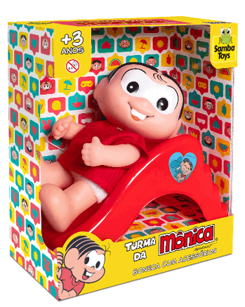 1110 MINI ESCORREGADOR TURMA DA MONICA