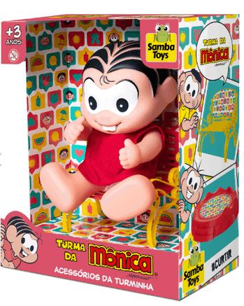 1117 MINI BANQUINHO TURMA DA MONICA