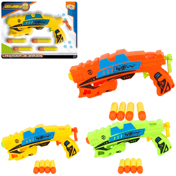 WB4207 PISTOLA LANCA DARDOS C/4 DARDOS