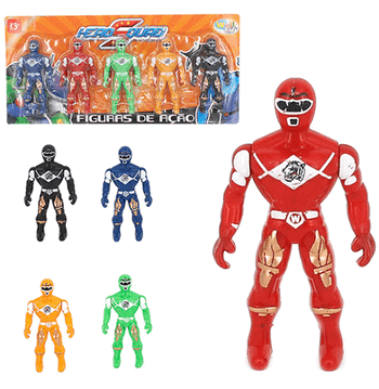 WB4279 BONECO HERO SQUAD C/5 PCS