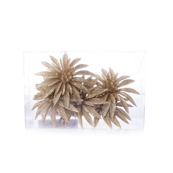 15453DR ENFEITE FLOR NATAL 10CM