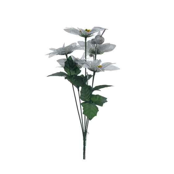 30498PR BUQUE BICO DE PAPAGAIO  COM 5 CABEÇAS 50X20CM