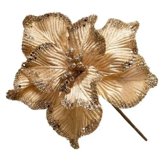 30614DR HASTE FLORAL POINSETTIA 25CM