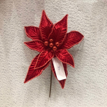 30614VM HASTE FLORAL POINSETTIA 25CM