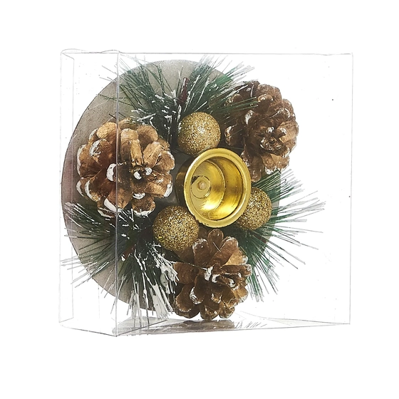 13131 BASE  VELA PINHAS 9,5 X 9,5CM