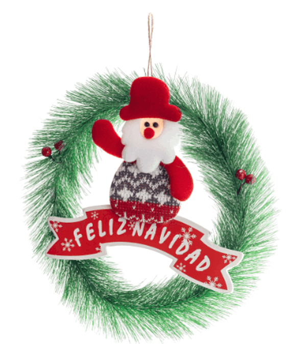 15490 GUIRLANDA PAPAI NOEL 20CM