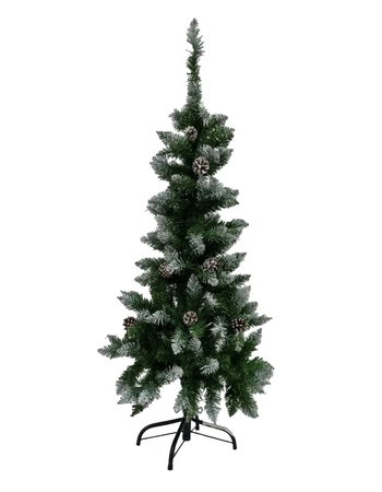 30456 ARVORE DE NATAL SLIM NEVADA 120CM C/ 320 GALH