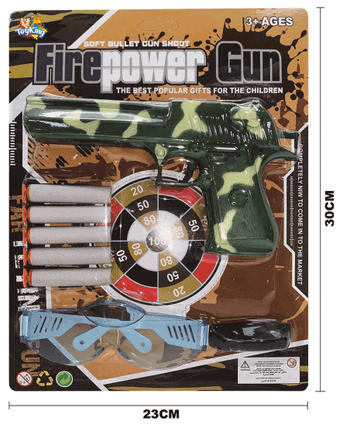 TK-AB3363 BRINQUEDO PISTOLA LANCA PROJETEIS