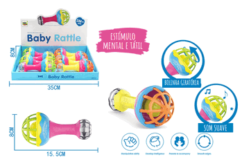 TK-AB2705 BRINQUEDO CHOCALHO DE PLASTICO