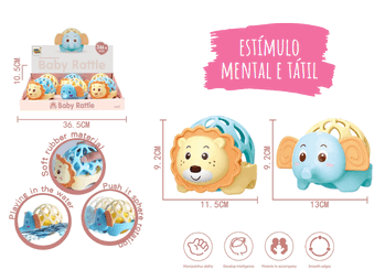 TK-AB2704 BRINQUEDO CHOCALHO DE PLASTICO