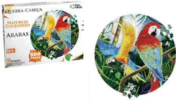 0935 QC QUEBRA-CABECA REDONDO ARARAS 500PCS PREMIUM