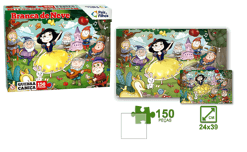 2861 Q. CABEÇA BRANCA DE NEVE - 150 PÇS