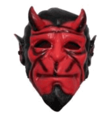 13980 MASCARA C/CHIFRES P/FESTA