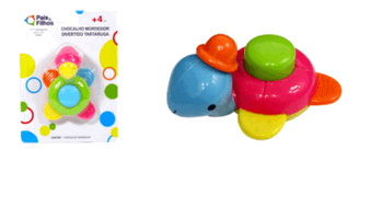 1421 CHOCALHO MORDEDOR TARTARUGA