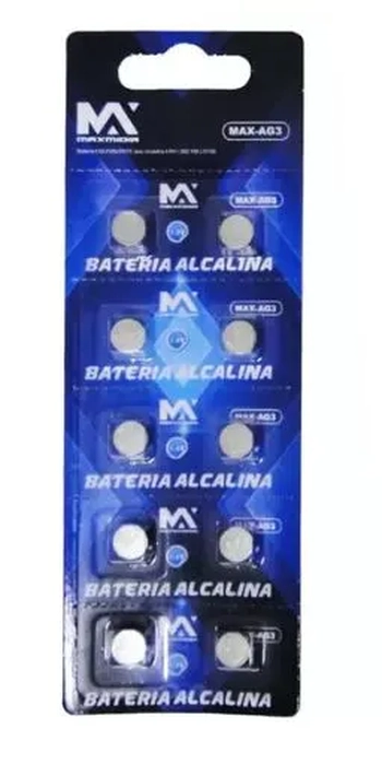 MAX-AG3 PILHA ALCALINA ELETRICA