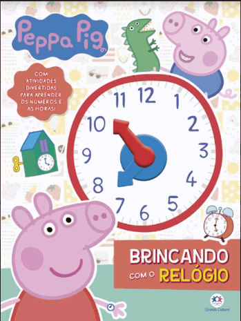 01655 LIVRO + RELOGIO PEPPA PIG