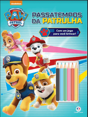 01761 LIVRO C/ LAPIS DE COR ATV. DIV. PATRULHA CANINA