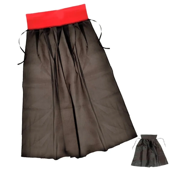 420 CAPA CETIM ADULTO PRETO C/VERMELHO 135CM