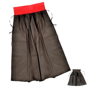 420 CAPA CETIM ADULTO PRETO C/VERMELHO 135CM