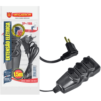 94 EXTENSAO PARALELO 2X0,75X1,5M ATE 220V PR