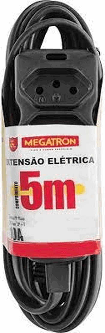 58 EXTENSAO PP PLANO 3X0,75X5,0M ATE 220V-PR
