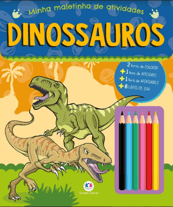 02256 MALETINHA C/ LAPIS DINOSSAUROS