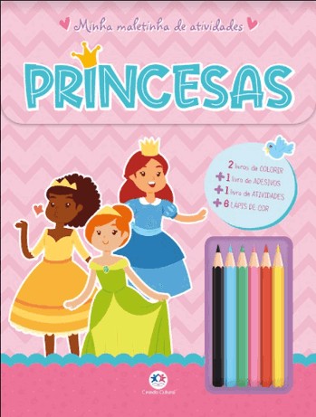 02287 MALETINHA C/ LAPIS PRINCESAS