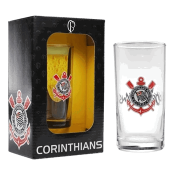 140539/206039 COPO CYLINDER 300ML CORINTHIANS-LICENCIADO
