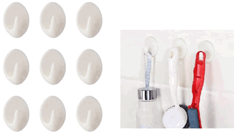 14542 GANCHO AUTOAD DE PLASTICO/METAL 9X3,5CM