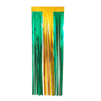 CP964 CORTINA EM PAPEL METALIZADO - MESCLADA ( 2 M X 1 M)