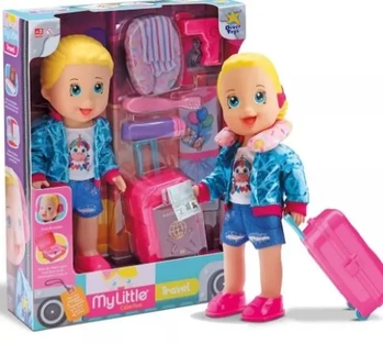 8177 BONECA MY LITTLE COLLECTION VAMOS VIAJAR-MENINA