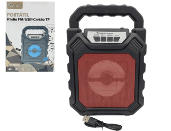 CRS-RD6480 RADIO RECARREGAVEL 5W BIVOLT C/LUZ
