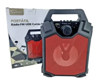 CRS-RD6488 RADIO RECARREGAVEL 5W BIVOLT C/LUZ