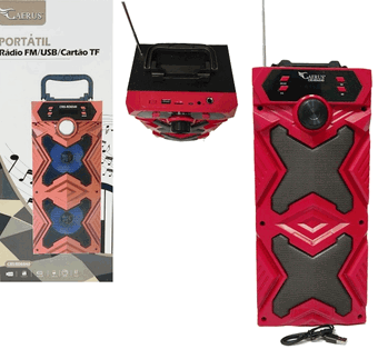 CRS-RD6540 RADIO RECARREGAVEL 10W BIVOLT C/LUZ