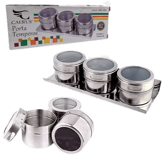 CRS-1016 POTE DE INOX P/ CONDIMENTOS