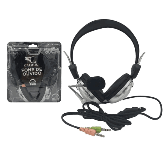 CRS-1333 FONE DE OUVIDO C/ MICROFONE C/ FIO