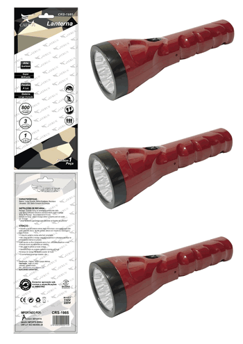 CRS-1970M LANTERNA MANUAL RECARREGAVEL