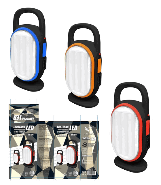 CRS-3241 LANTERNA MANUAL RECARREGAVEL
