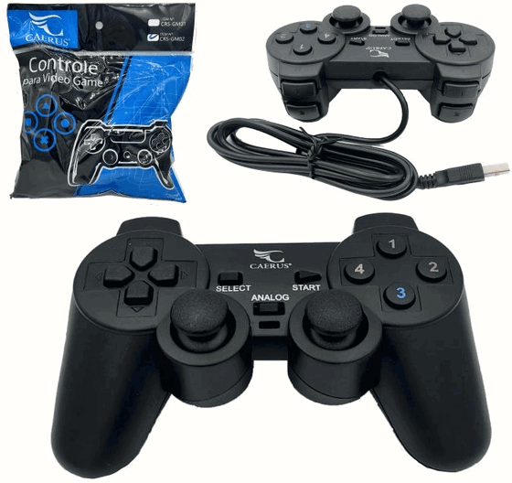 CRS-GM02 CONTROLE C/ FIO P/ VIDEO GAME