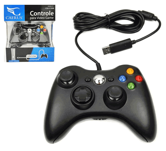 CRS-GM08 CONTROLE C/ FIO P/ VIDEO GAME