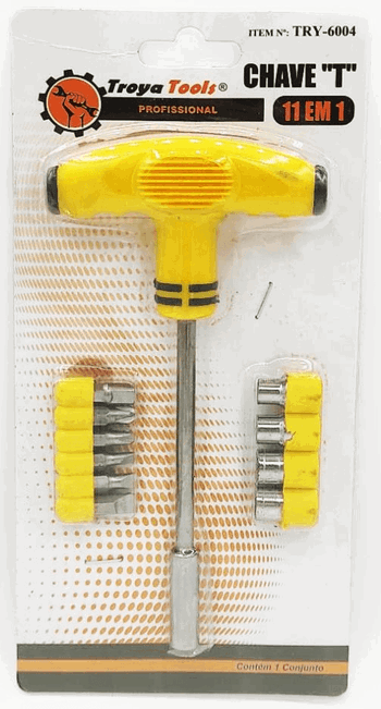 TRY-6004 CHAVE INTERCAMBIAVEL C/ 11 PCS