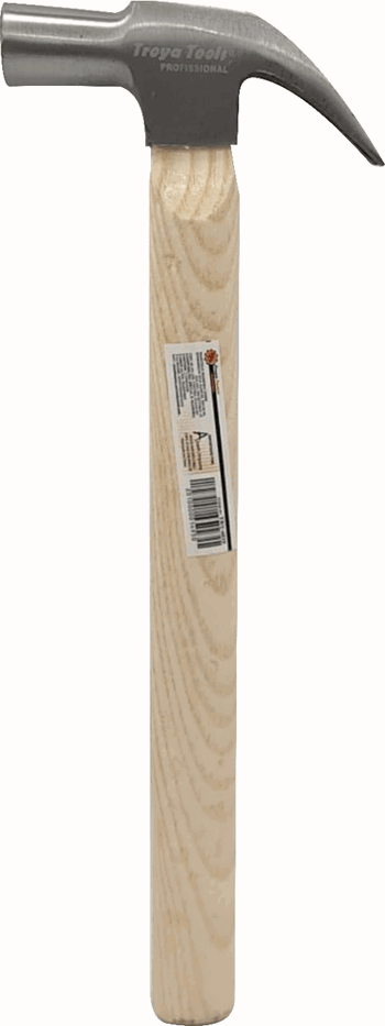 TRY-6019 MARTELO DE METAL C/ CABO DE MADEIRA