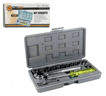 TRY-9220 CONJUNTO DE CHAVES INTERCAMBIAVEIS C/ 17 PCS