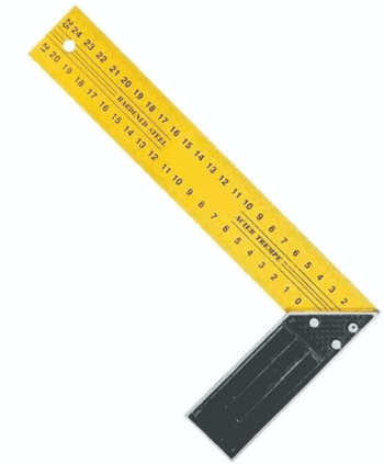 TRY-9725 ESQUADRO DE METAL P/ CONSTRUCAO CIVIL