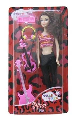 CO8422930 BONECA NINA POP C/ACESSORIOS