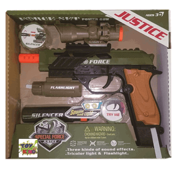TK-AB3151 PISTOLA DE PLASTICO A PILHA 20X30CM